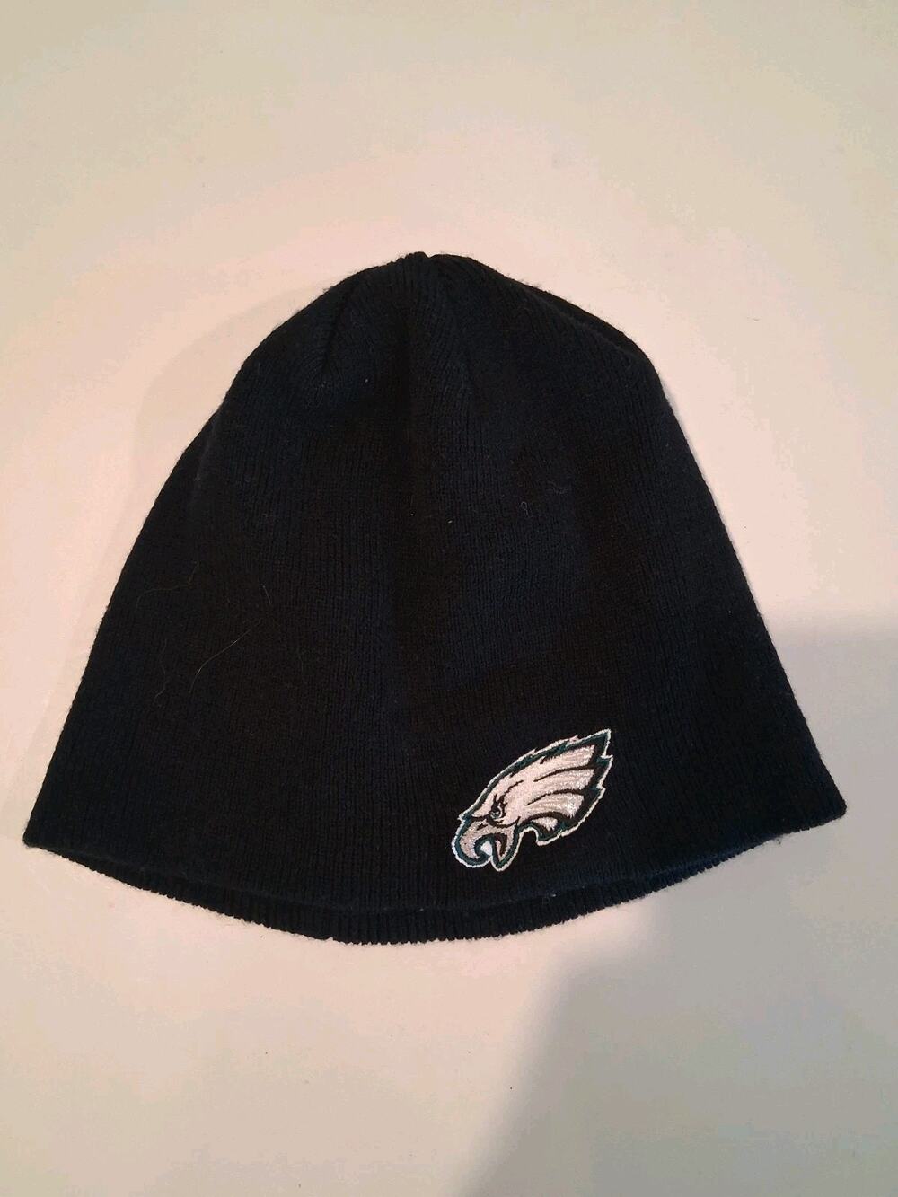 Philadelphia Eagles NFL Knit Beanie Hat Black Winter Cap Embroidered Logo